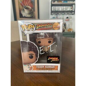 Signed Funko Pop! Ethann Isidore - Indiana Jones - Teddy Kumar #1388